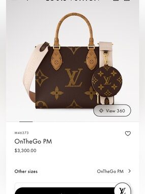 Louis Vuitton on the go PM